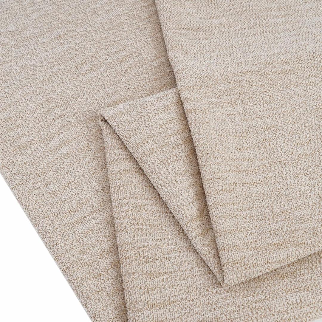 APYZOW Chenille Fabric | Sofa Fabric Pillow, Sofa Cover, Pillowcase Customization | Home Decoration and Fashionable Soft Luxury| (Cream-Colored, 39 * 57) (14.2" x 10.2" (Pack of 100))