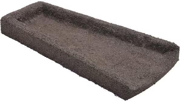 Rocky Mountain Goods Rubber Downspout Splash Block - Brown Heavy Duty Stay in Place Design - Made from 100% Recycled Rubber - Does Not Crack or Chip in Winter - Protects Foundation, Beds, Lawn Rocky Mountain Goods Rubber Downspout Splash Block - Brown Heavy Duty Stay in Place Design - Made from 100% Recycled Rubber - Does Not Crack or Chip in Winter - Protects Foundation, Beds, Lawn