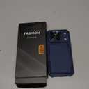 BXYJY for iPhone 17 Pro Case Wallet with Card Holder (4-5 Cards), Slide Camera Cover, Military Grade Drop Shockproof, Heavy Duty Rugged Women Men Phone Case for iPhone 17 Pro 6.3" 2025, Blue