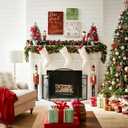 100 Pack Christmas Garland Ties Artificial Pine Needles Faux Pine Greenery Stems 12 Inch Twist Wired Tree Branches for Christmas Craft Gift Wrapping Holiday Decor