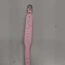 Pink Small Dog Collar For Female Dogs, Bling Puppy Collar Faux Leather Fancy Diamond Crystal Glitter Pretty Jewel Rhinestone Cat Collars For Pet Girl Dogs, Width 1-inch Small