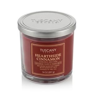 Tuscany Candle Limited Edition Hearthside Cinnamon Scented Jar Candle, 14 oz