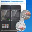 2 x Acrylic Magnetic Chore Chart for Kids,Chores Chart for Fridge Refrigerator,Dry Erase Behavior Chore Chart for Multiple Kids,Responsibility Reward Chart for Teens Adults Family,11.5"x15" (1+1list)