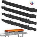 Upgraded Wind Guards for Blackstone 36 Griddle, Blackstone Griddle Accessories Fit for Black stone Grill, 5015 Magnetic Stainless Steel Wind Screens Protect Flame Hold Heat, Compatible with Hood