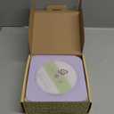 CD Player Portable with Bluetooth Desktop CD Players for Home with HiFi Sound Speakers, Mini Cute CD Player for Kids, Remote Control, Dust Cover, LED Display, Boombox FM Radio (Purple)