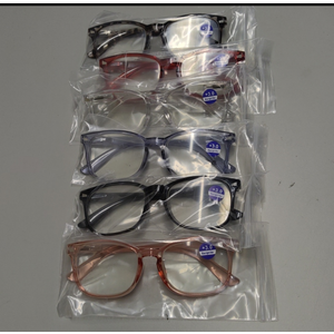 CCVOO 6 Pack Blue Light Blocking Reading Glasses, Anti Headache/Glare/Eye Strain Readers Computer Eyeglasses Women/Men (+3.00)