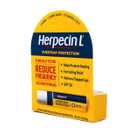 Herpecin L Lip Balm Stick; Cold Sore Sun & Fever Blisters and Chapped Lips Relief Lip Balm with SPF30, Lemon Balm, and Lysine, 0.1oz