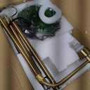 Glass Floor Lamp for Living Room, 70 Tall Lamp Adjustable Height Vintage Standing Lamp with Green Glass Lampshade Pedal Switch Flower Floor Light for Bedroom Study Room Corner Art Decor