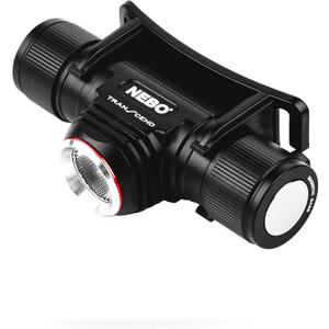 NEBO Transcend Rechargeable Headlamp | 1000 Lumens, 5 Light Modes, Detachable Magnetic Work Light, Water Resistant, Bright LED Headlight for Hiking & Camping, Includes USB Charging Cable