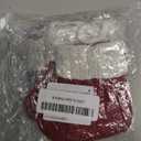 6Pcs Christmas Tableware Silverware Holders Set, Red Knitted Christmas Stockings Knife and Fork Bags Covers for Thanksgiving New Year Party Decorations Xmas Dinner Table Decor Ornaments (Red)