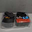 Slot Car Race Track Set, 19ft Electric Track with LED Lights and 4 Slot Cars, 2 Hand Controllers and Racing Game Lap Counters, Set Features Loop, Turns, and Crossover for Boys Age 6-12