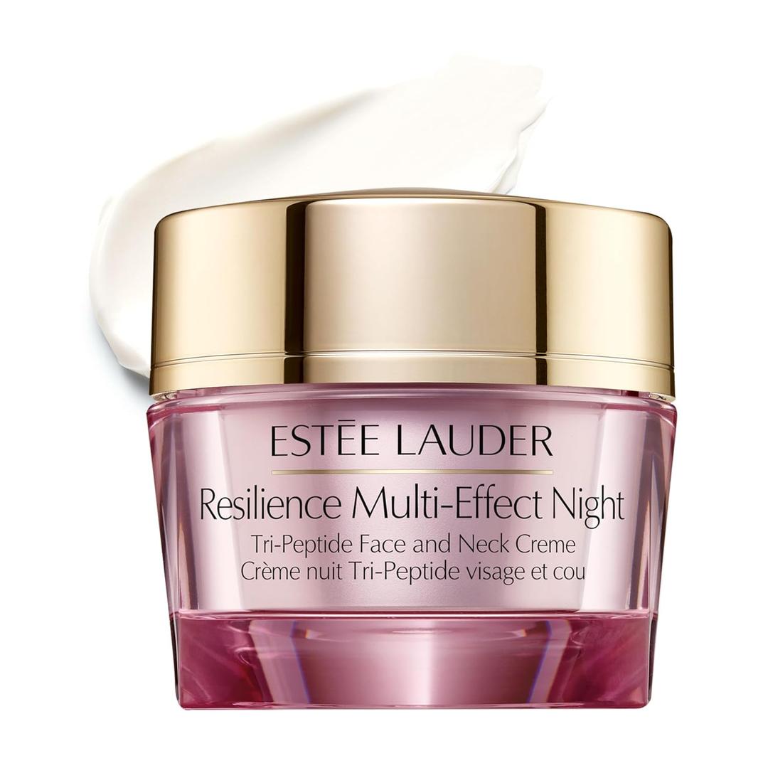 Estée Lauder Resilience Multi-Effect Night Tri-Peptide Face and Neck Cream Moisturizer | Plumping & Anti-Aging