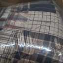 Madison Park King Quilt Set Patchwork Farmhouse, Diamond Quilting Reversible Coverlet Set for King Size Bed, Plush Cotton Filled Quilt Set King Size, Shams King/Cal King Red/Black 3 Piece, Timber Red/Black 3 Piece, King/Cal King