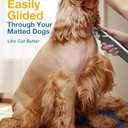 oneisall Dog Clippers for Grooming for Thick Heavy Coats/Low Noise Rechargeable Cordless Pet Shaver with Stainless Steel Blade/Waterproof Dog Shaver for Dogs Pets and Animals (Sliver)