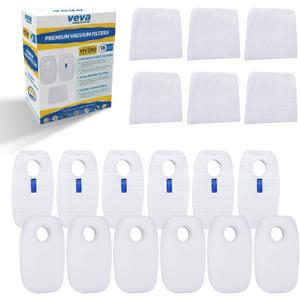 VEVA Premium Vacuum Filter Set with 6 Allergen, 6 Foam, 6 Felt Filters Replacement for Shark Rocket DuoClean Corded UltraLight Vacuum Model HV380, 381, 382, 383 and 384Q
