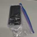  for iPhone 16 Pro Case with Card Holder & Kickstand & Slide Camera Lens Cover, Silicone Edge Rugged Shockproof Protective Phone Case Cover for iPhone 16 Pro 6.3'' 2024, Black