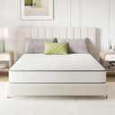 Novilla Queen Mattress, 8 Inch Queen Size Mattress Hybrid with Comfy Support, Bed Mattresses in a Box with Individual Pocket Springs for Motion Isolation & Pressure Relief, Certipur-Us Certified (White)