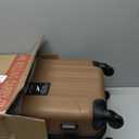 Travelers Club Chicago Hardside Expandable Spinner Luggage, Rum Caramel, 22" Carry-On