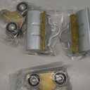 4 Wheel Cable Trolley System Trolley Roller Four Bearing Trolley Assembly for Use with 1-5/8" Wide and All1-5/8" or Taller Strut Channel (2pcs)