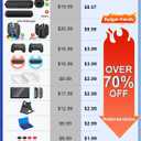 Switch 2 Accessories, [Charge Inside]Case Bundle for Nintendo Switch 2 2025 Console, FYOUNG 23 IN 1 Kit:Carrying Case,Controller Charger,Protective Shell,Grip for Joycon,Steering Wheel for Mario Kart