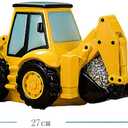 FUYU Cartoon Excavator Piggy Bank Coin Bank Money Box Home Decor