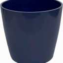 7 Self-Watering Pot  Eco-Friendly Bamboo Fiber Planter, Biodegradable & Plastic-Free, Indoor/Outdoor Plant Pot with Built-in Water Well for Healthy Root Growth (Indigo)