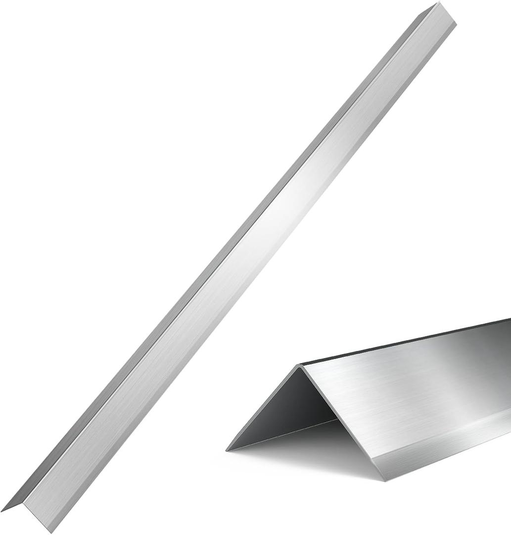 10 Pack Stainless Steel Wall Corner Guard Metal Wall Corner Guard Wall Protection 304 Stainless Corner Guard 2 x 2 x 48 inch with 90-Degree Angle