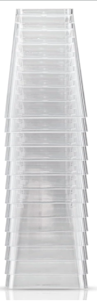 Clear Cups, 2x2 inch Bottom, 3 inch Height, 2.5 Width 