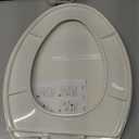 Bemis 7300SLEC Slow Close Toilet Seat, Easy Clean Hinges and Durable Plastic Seat, Made in USA, Elongated, Biscuit