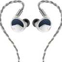 Letshuoer Astralis 15.5mm 5th-Generation Planar Diaphragm Driver Hi-Fi in-Ear Monitors, HiFi Wired in Ear Earbuds, Planar IEMS with Detachable Silver-Plated Copper Cable for Audiophiles Musicians