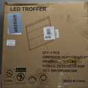 RMC 2x2 LED Troffer Light, 40W/35W/30W/25W/20W Adjustable, Up to 5200lm, 0-10V Dimmable, 3000K-5000K CCT, 100-277V, ETL DLC Listed Ceiling Lighting Fixture for Office & Commercial Use, 2Pack