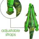 ArtCreativity Plush T-Rex Backpack for Kids, 1PC, Dinosaur Bag for Kids with Adjustable Straps and Zipper, Cool Dinosaurs Costume Accessories for Boys and Girls, DinosaurGifts for Boys and Girls