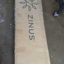 ZINUS Allen Mid Century Wood Platform Bed Frame, Solid Wood Foundation, Wood Slat Support, No Box Spring Needed, Easy Assembly, Queen