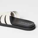 The Drop Women's Mila Slide (9, Cream/Black)