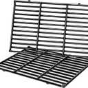 Uniflasy 7638 Porcelain-Enameled Cast Iron Cooking Grates for Weber GS4 Spirit II 300& Spirit 300 Series, E-310 E-330,Genesis Silver/Gold B & C Grill Grates Replacement Parts, Replace for Weber 7639