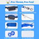 1.3 lbs/ft Fishing Cast Net with Eco-Friendly Lead Weights, ProCast Series, 6-ft radius