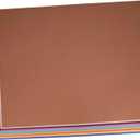 School Smart Railroad Poster Board Paper, 22 x 28 Inches, 4-Ply, Assorted Colors, Pack of 25
