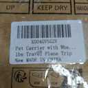 BEBANG Rolling Pet Carrier with Wheels, Foldable Airline Approved Dog Carriers for Small Dogs and Cats, Cat Carrier on Wheels, Pet Travel Carrier for Flight Camping Outdoor