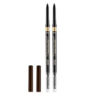 L'Oreal Paris Makeup Brow Stylist Definer Waterproof Eyebrow Pencil, Ultra-Fine Mechanical Pencil, Draws Tiny Brow Hairs and Fills in Sparse Areas and Gaps, Dark Brunette, 0.11 Ounce (Pack of 2)