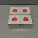 4 x Migipaws 2-in-1 Interactive Cat Toy Ball  Paw Friendly Kicking Chasing Ball with Bonus Fluffy Tail for Indoor Cats Random Rolling Auto Escape Corners Tangle-Free Quiet USB Rechargeable (Blue)