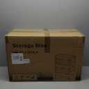 Himix Large Storage Bins with Lids, 66Gal/264QT Stackable Collapsible Plastic Bins with Wheels, Closet Organizers for Bedroom, Kids Room, Living Room, Garage (22Gal)