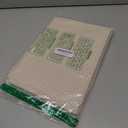 Misaya Rectangle Waterproof Vinyl Table Cloth, Plastic Tablecloth with Flannel Backing, Wipeable Table Cover for Dinner, Picnic, Indoor and Outdoor (Weave Patternd, 60" x 84") (Light Khaki)