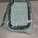 Collapsible Foot Bath – Advanced Foot Soaking Tub with Portable Design and Handle – Foldable Pedicure Foot Spa Bowl – Compact and Lightweight Foot Soak with Acupressure Points, Green and Blue