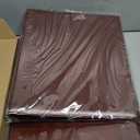 Marspark 2 Pcs Vintage Hardback 3 Ring Binder Professional Leather Binder Organizer Letter Size 8.5 x 11 Documents Round Rings Holds 200 Sheets with 2 Inner Pockets(1 Inch,Brown)