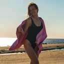 2 x BAGAIL Camping Towel with EVA Case, Compact & Ultra Soft Microfiber Travel Towel - Super Absorbent & Lightweight Quick Dry Towels for Sports, Beach, Gym, Backpacking, Hiking and Yoga (S - 20" x 40", Green)