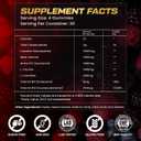 Creatine Monohydrate Gummies for Men & Women, 9000MG Creatine Gummies Sugar Free - Mixed Flavored with L-Taurine, BCAA 2:1, B12 B6 for Boost Strength, Focus & Endurance, Vegan, Non-GMO, 120pcs (EXP 11/23/27)