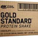 Optimum Nutrition Gold Standard Protein Shake, 24g Protein, Ready to Drink Protein Drinks, Chocolate, 11 Fl Oz, 12 Count (Pack of 1) (Packaging May Vary)