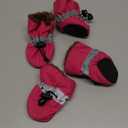 Dog Snow Boots, Dog Shoes for Winter, Dog Winter Boots for Small Medium Dogs Puppies, Dog Boots & Paw Protectors with Anti-Slip Sole and Plush, Pack of 4 (Size 6)