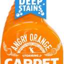 ANGRY ORANGE Foaming Carpet & Upholstery Cleaner for Dog Urine and Stains - Citrus - 24 oz (24 Fl Oz (Pack of 1))