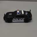 Police Car Toy Plastic Pursuit Rescue Vehicle with Sirnes Sound and Light for Kids Toddlers Boys 1:20